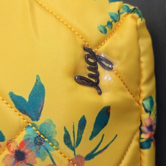 NWT Lug Flare 2 Crossbody Bag In Yellow Floral - Picture 3 of 8